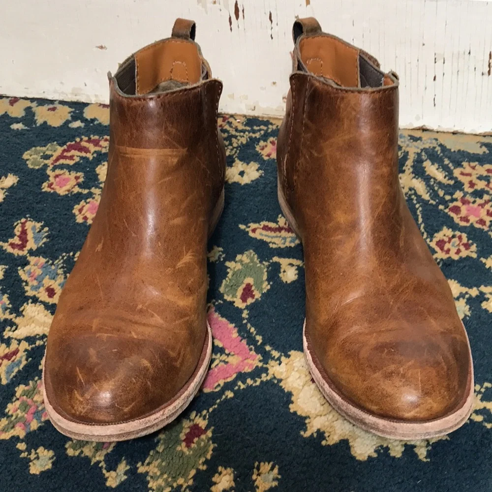 🍄 Kork-Ease Velma Brown Leather Bootie - Picture 6 of 16